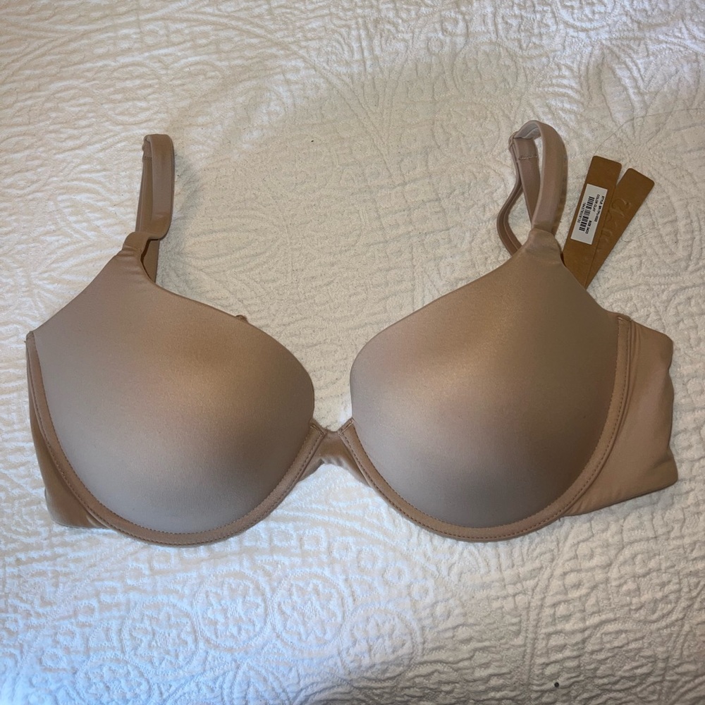 Skims Fits Everybody Push Up Bra in Clay